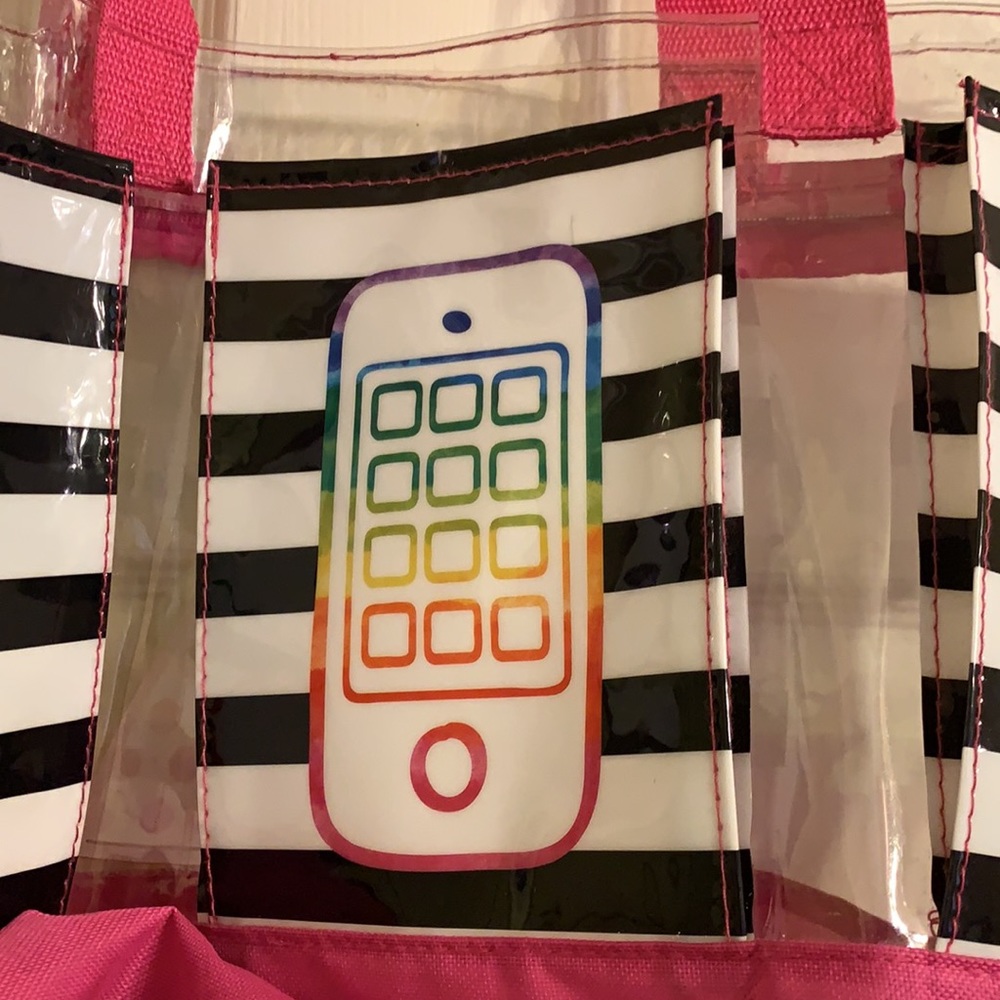 PVC Beach Bag With Pockets - Picture 3 of 9